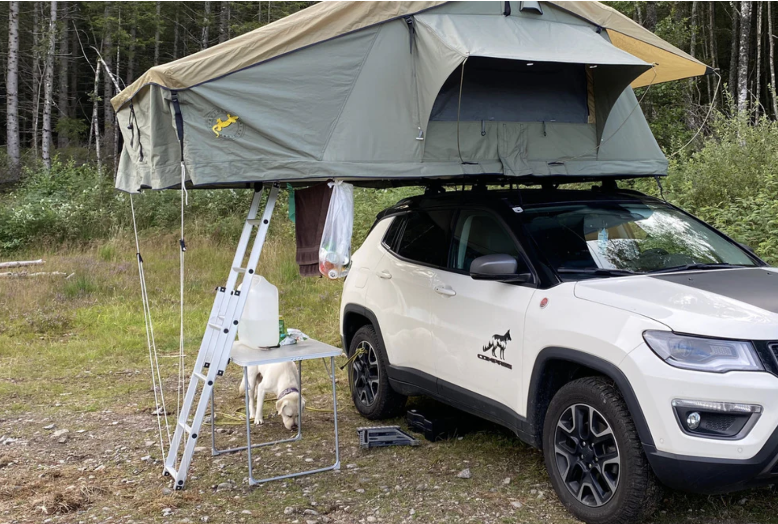 Tenda da tetto per Jeep Compass: Comfort in Off-Road